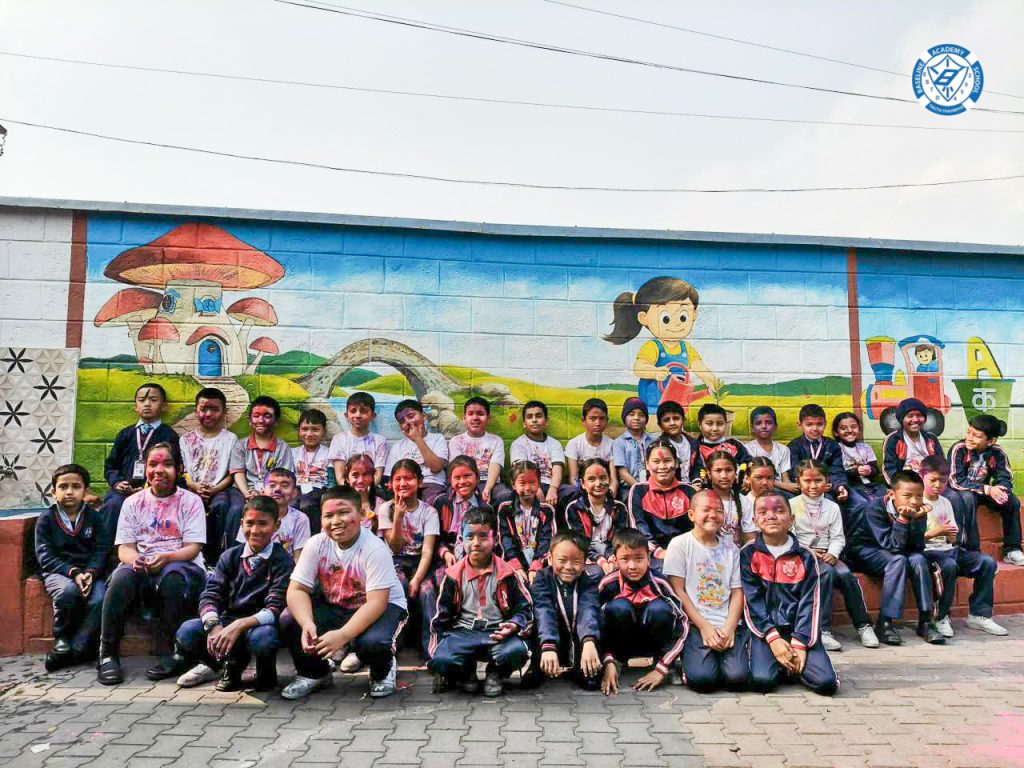 Vibrant Holi Celebration at School